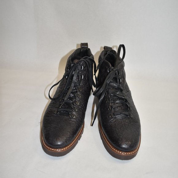 $400 Ross & Snow Stefano Hiking Boot with Genuine Shearling Insole BLACK 9 (ME1) main image 4